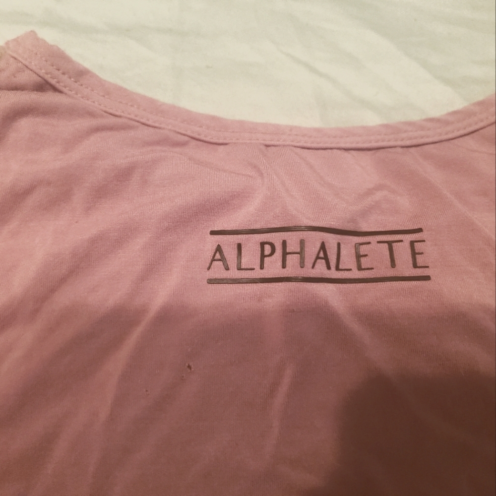 XS Alphalete half mesh workout shirt
